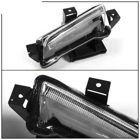 2016-2024 Chevy Camaro Clear Fog Lights w/ Amber Switchback Signal ABS