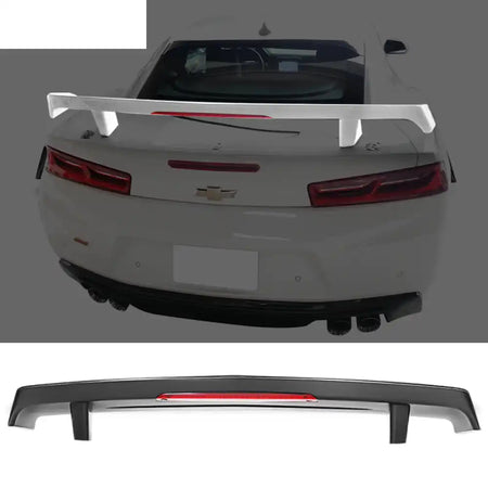 2016-2024 Chevy Camaro GM High Rear Spoiler Wing & LED 3rd Brake Light