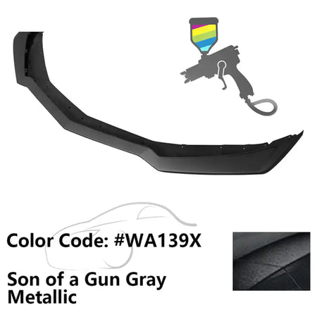 2016-2024 Chevy Camaro ZL1 Style Front Bumper Lip PP Painted #WA139X Son of a Gun Gray Metallic