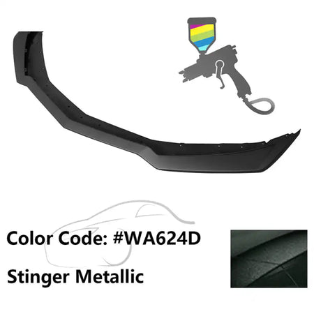 2016-2024 Chevy Camaro ZL1 Style Front Bumper Lip PP Painted #WA624D Stinger Metallic