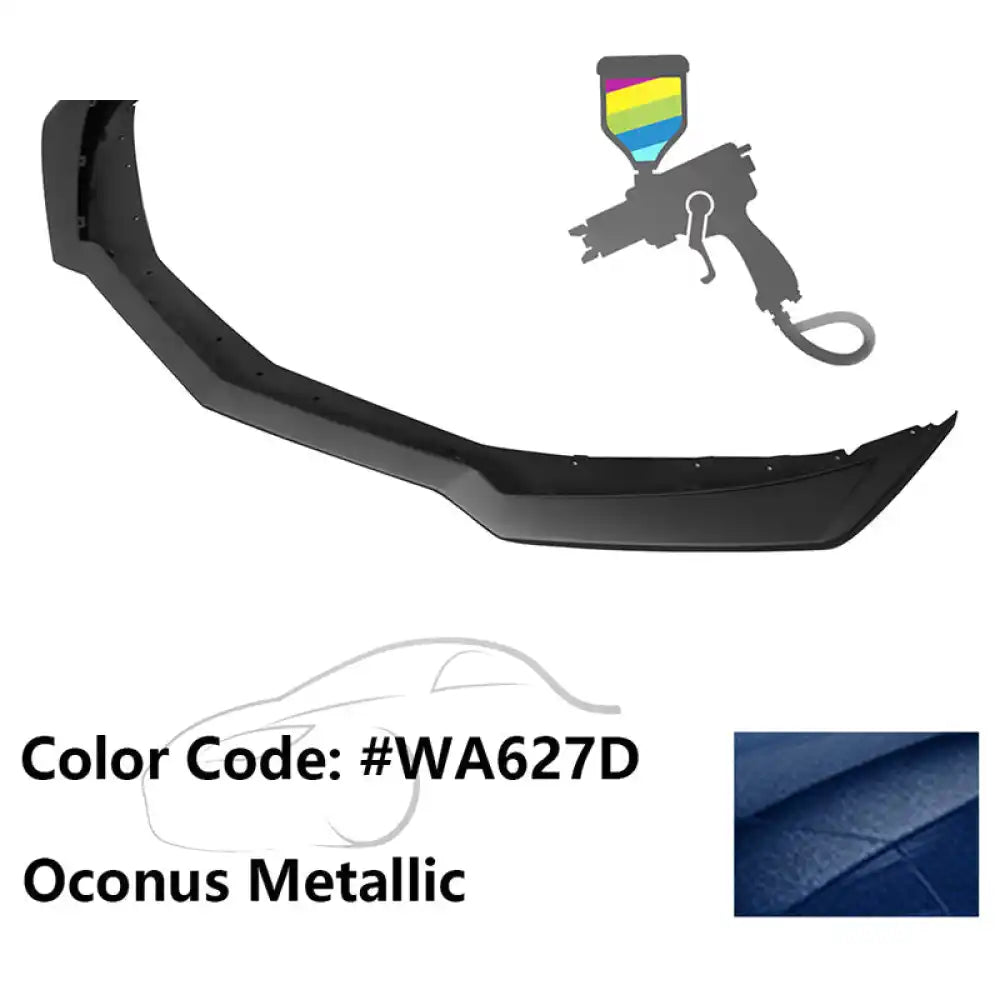2016-2024 Chevy Camaro ZL1 Style Front Bumper Lip PP Painted #WA627D Oconus Metallic