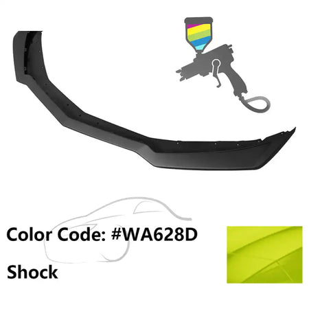 2016-2024 Chevy Camaro ZL1 Style Front Bumper Lip PP Painted #WA628D Shock