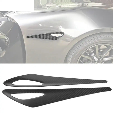 2016-2025 Mazda MX-5 Miata Carbon Fiber Side Fender Light Cover Trim Carbon Fiber