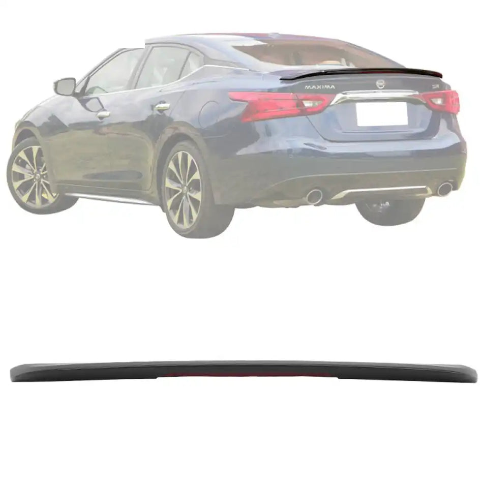2016-23 Nissan Maxima SR Sport Rear Spoiler Wing LED Brake Lamp Light