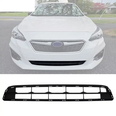 2017-2019 Subaru Impreza OE Style Black Front Bumper Lower Grille ABS Unpainted Black