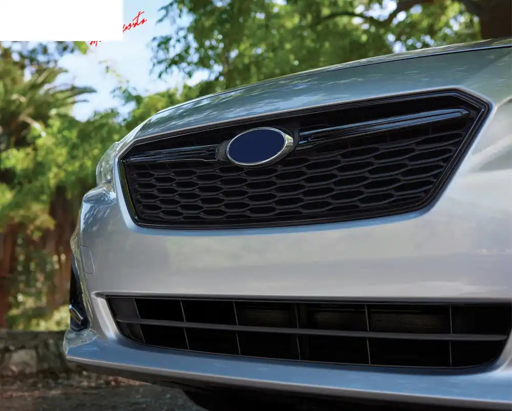 2017-2019 Subaru Impreza OE Style Black Front Bumper Lower Grille ABS Unpainted Black