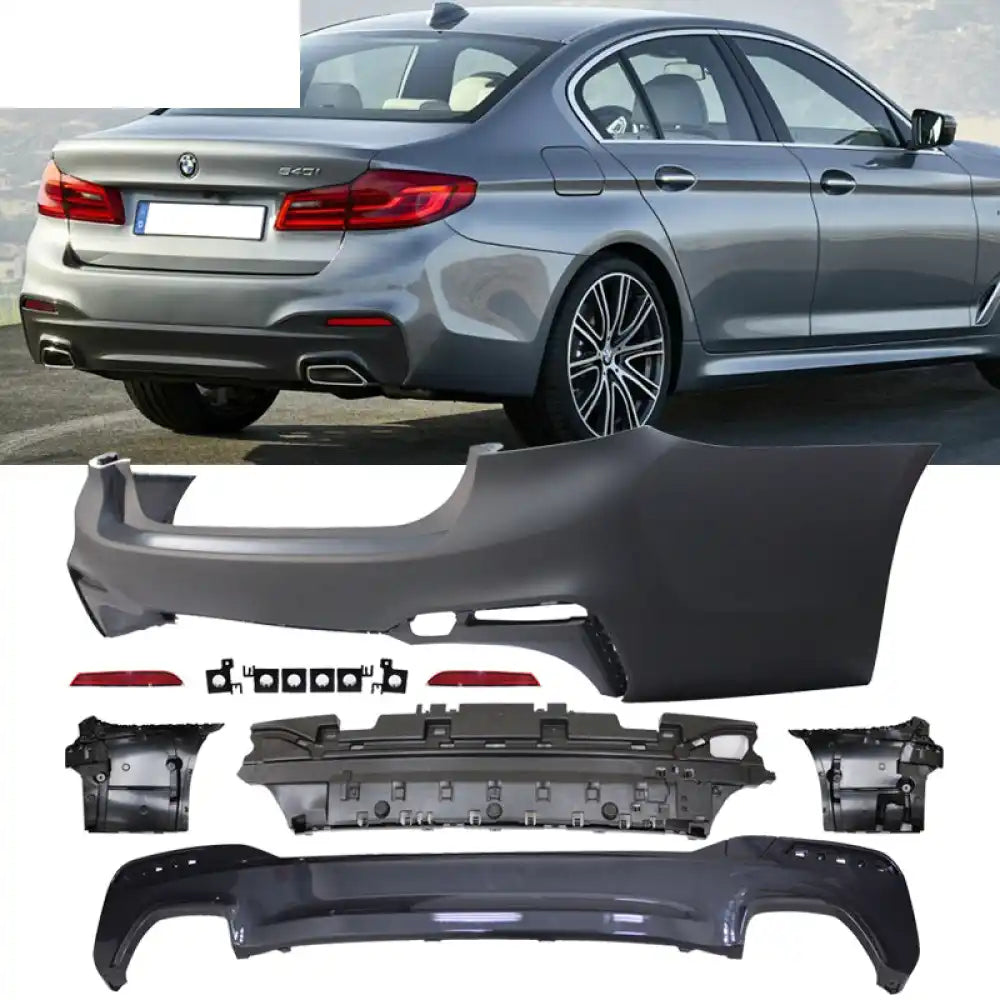 2017-2020 BMW 5 Series G30 MT Rear Bumper Cover Replacement PP