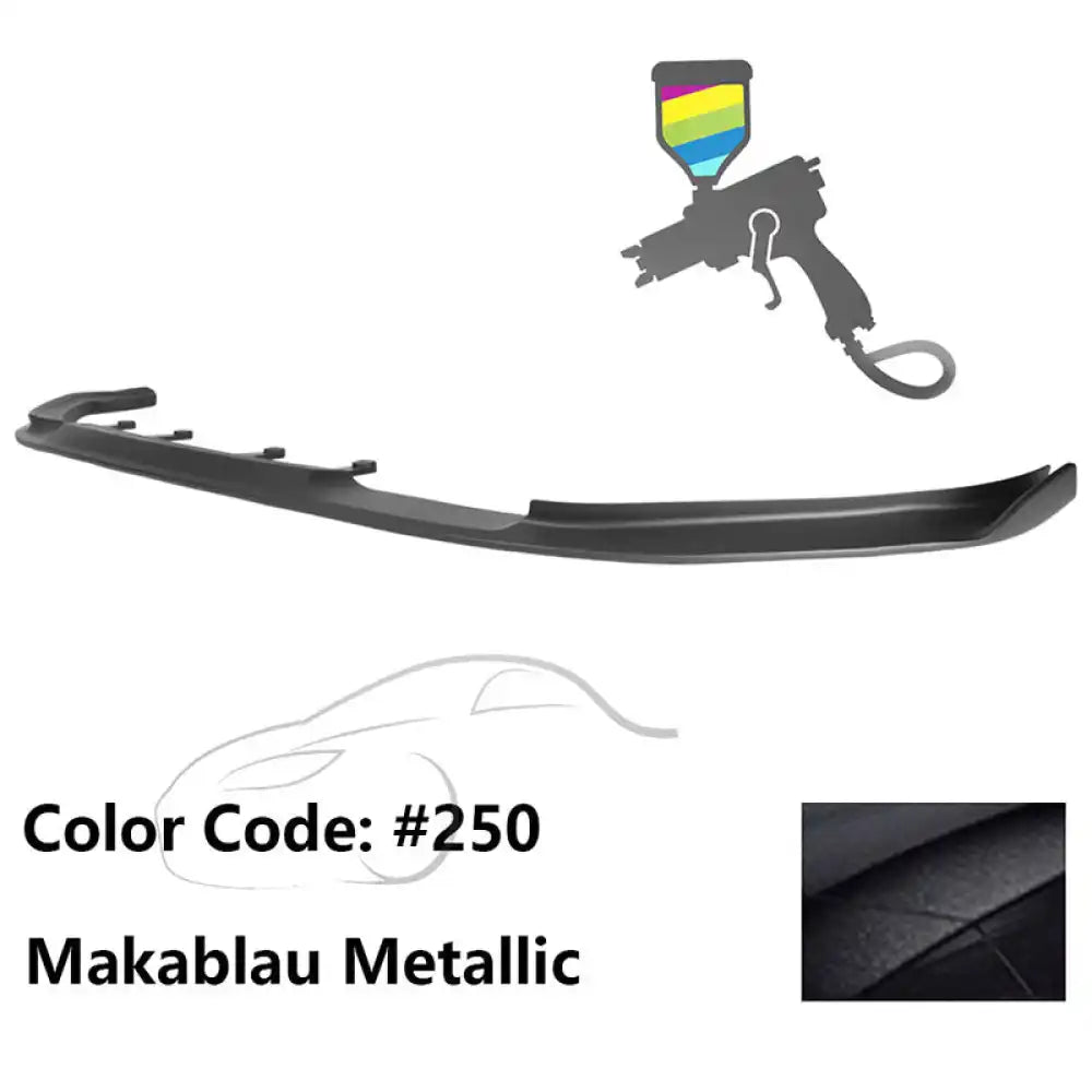 2017-2020 BMW G30 5 Series M Sport HM Painted Front Bumper Lip ABS Painted #250 Makablau Metallic