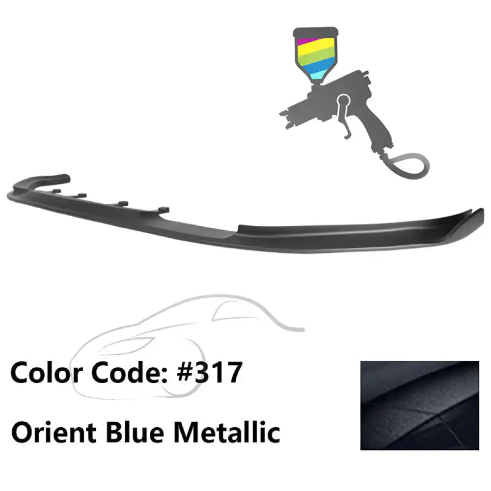 2017-2020 BMW G30 5 Series M Sport HM Painted Front Bumper Lip ABS Painted #317 Orient Blue Metallic