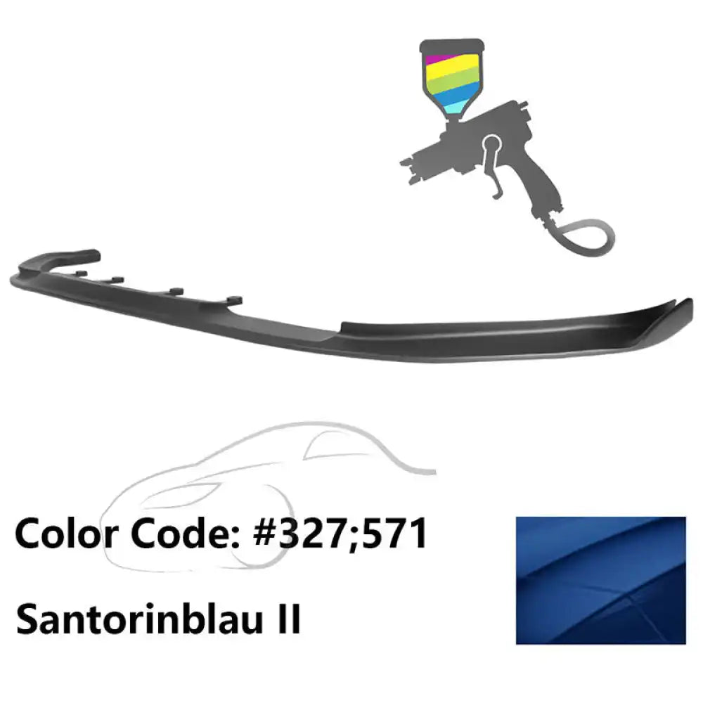 2017-2020 BMW G30 5 Series M Sport HM Painted Front Bumper Lip ABS Painted #327;571 Santorinblau II