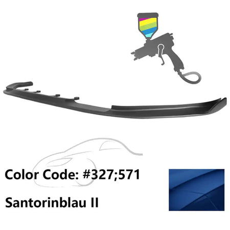 2017-2020 BMW G30 5 Series M Sport HM Painted Front Bumper Lip ABS Painted #327;571 Santorinblau II