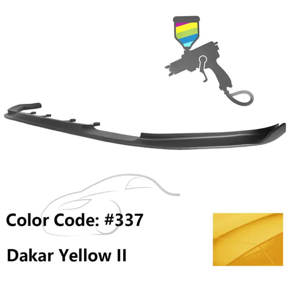 2017-2020 BMW G30 5 Series M Sport HM Painted Front Bumper Lip ABS Painted #337 Dakar Yellow II