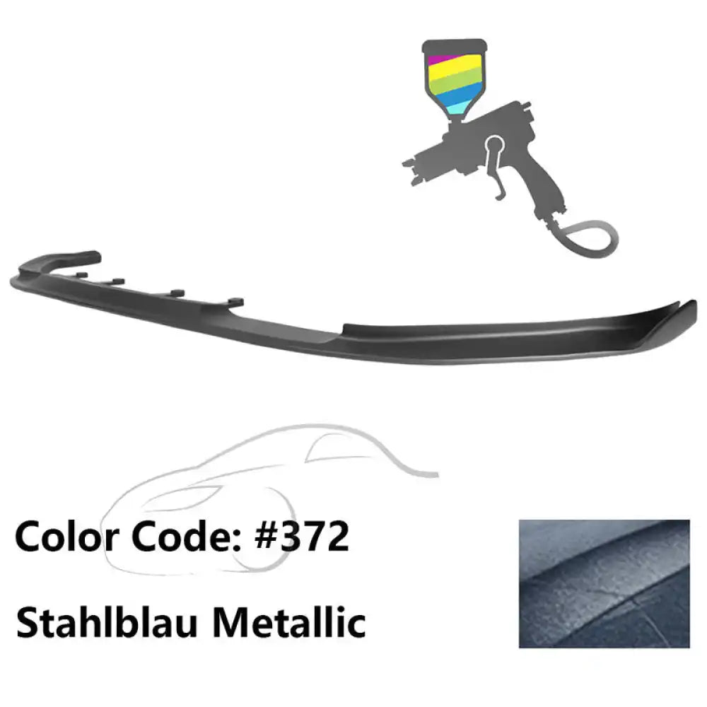 2017-2020 BMW G30 5 Series M Sport HM Painted Front Bumper Lip ABS Painted #372 Stahlblau Metallic