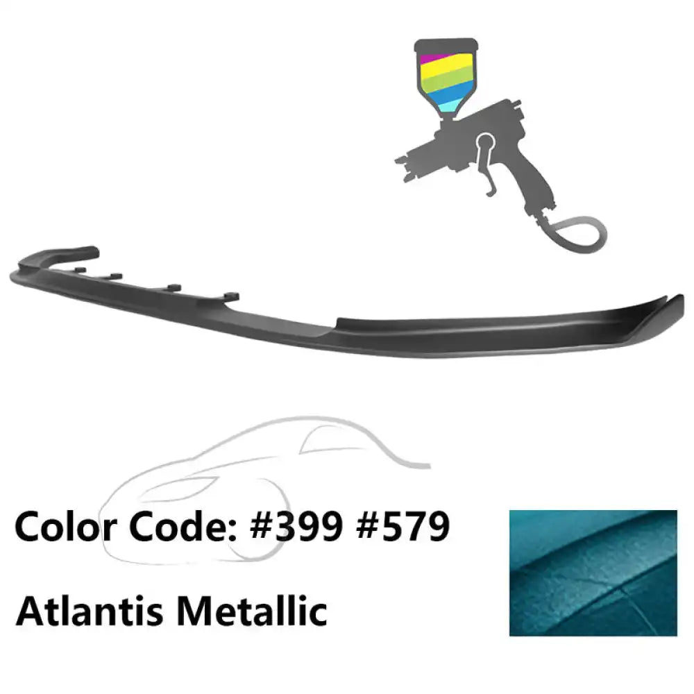 2017-2020 BMW G30 5 Series M Sport HM Painted Front Bumper Lip ABS Painted #399, 579 Atlantis Metallic