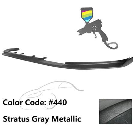 2017-2020 BMW G30 5 Series M Sport HM Painted Front Bumper Lip ABS Painted #440 Stratus Gray Metallic
