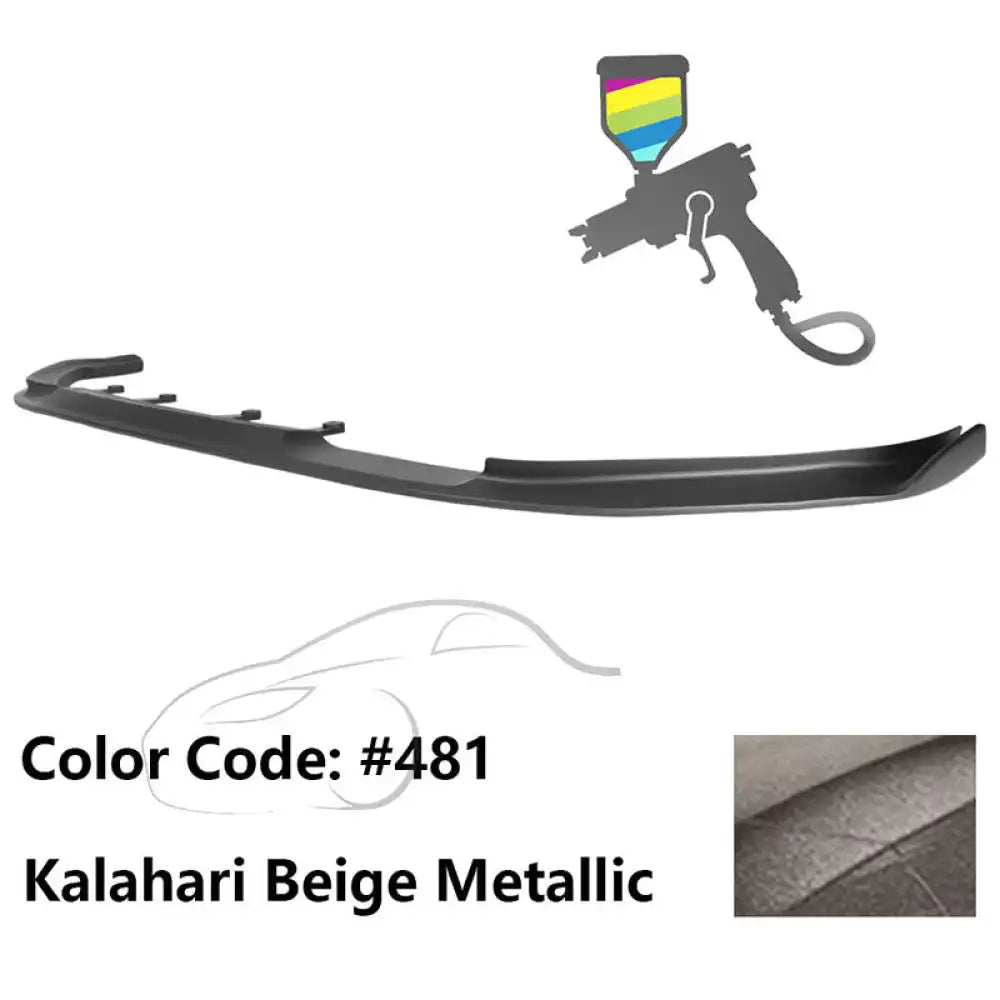 2017-2020 BMW G30 5 Series M Sport HM Painted Front Bumper Lip ABS Painted #481 Kalahari Beige Metallic