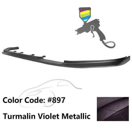 2017-2020 BMW G30 5 Series M Sport HM Painted Front Bumper Lip ABS Painted #897 Turmalin Violet Metallic