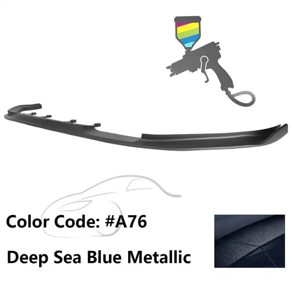 2017-2020 BMW G30 5 Series M Sport HM Painted Front Bumper Lip ABS Painted #A76 Deep Sea Blue Metallic