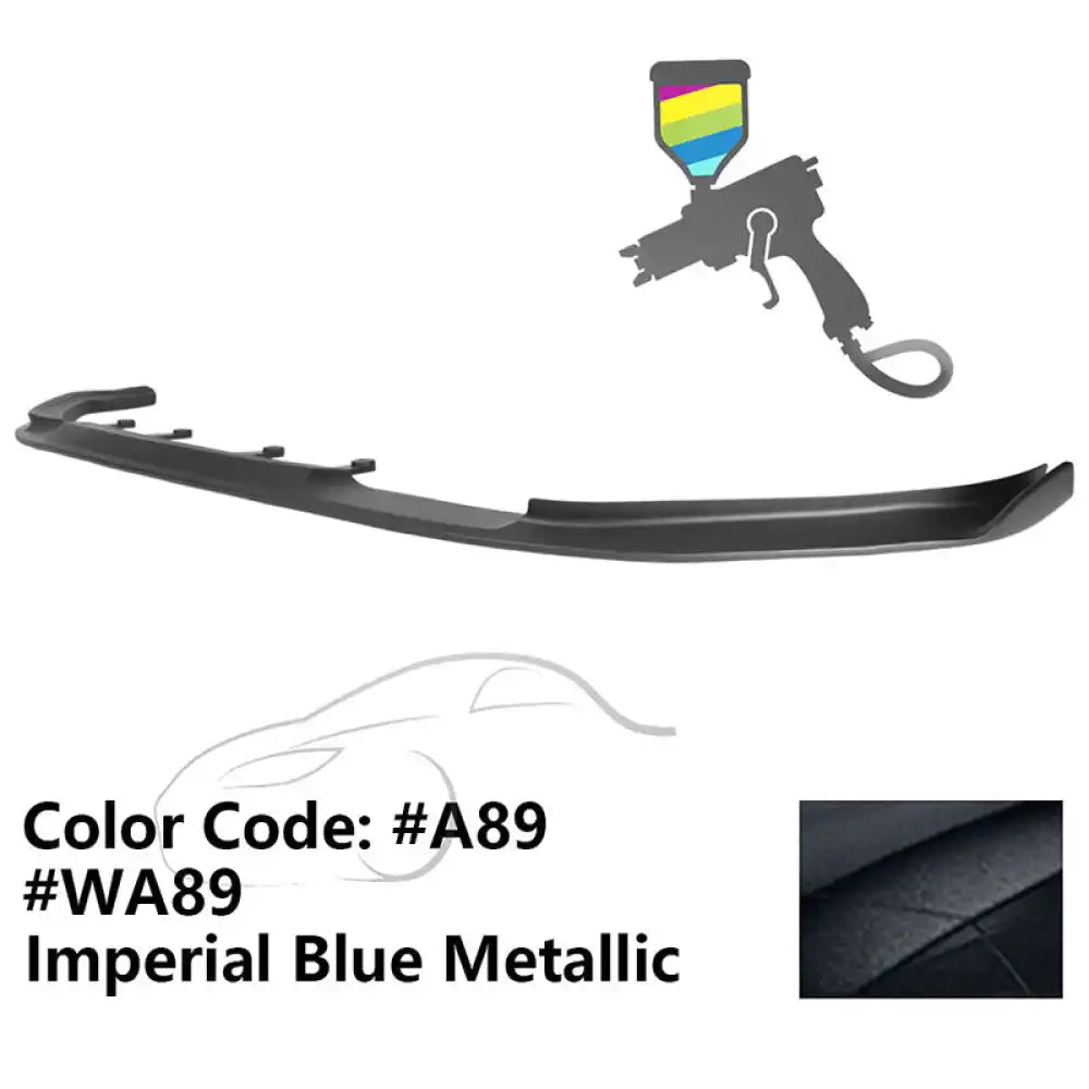 2017-2020 BMW G30 5 Series M Sport HM Painted Front Bumper Lip ABS Painted #A89, WA89 Imperial Blue Metallic