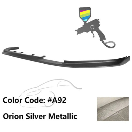 2017-2020 BMW G30 5 Series M Sport HM Painted Front Bumper Lip ABS Painted #A92 Orion Silver Metallic