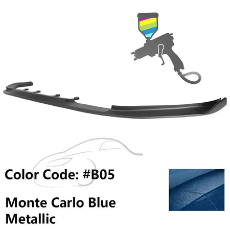 2017-2020 BMW G30 5 Series M Sport HM Painted Front Bumper Lip ABS Painted #B05 Monte Carlo Blue Metallic