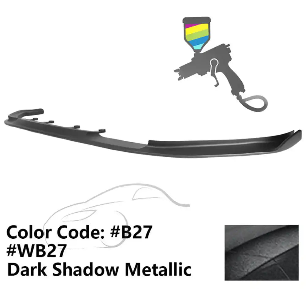 2017-2020 BMW G30 5 Series M Sport HM Painted Front Bumper Lip ABS Painted #B27, WB27 Dark Shadow Metallic