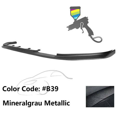 2017-2020 BMW G30 5 Series M Sport HM Painted Front Bumper Lip ABS Painted #B39 Mineralgrau Metallic