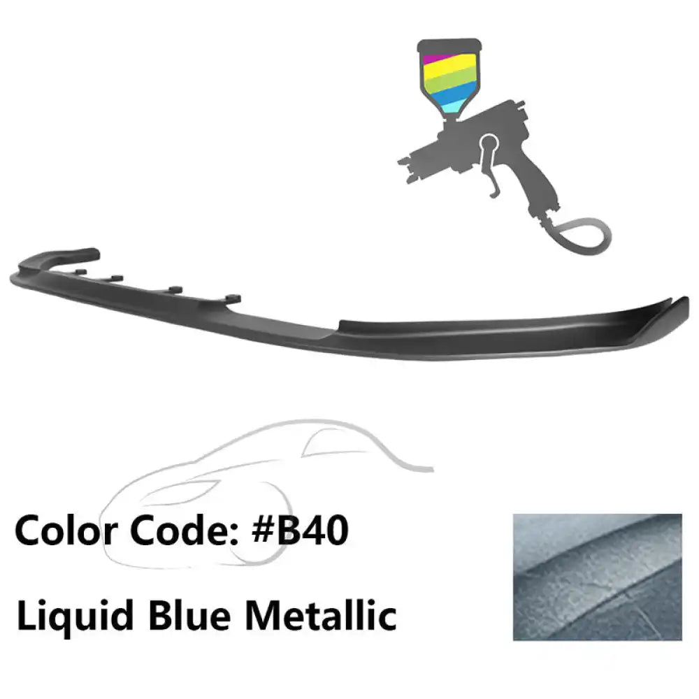 2017-2020 BMW G30 5 Series M Sport HM Painted Front Bumper Lip ABS Painted #B40 Liquid Blue Metallic