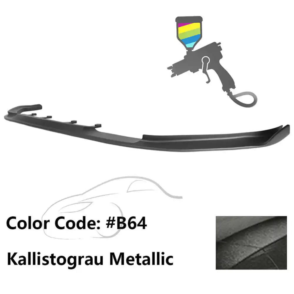 2017-2020 BMW G30 5 Series M Sport HM Painted Front Bumper Lip ABS Painted #B64 Kallistograu Metallic