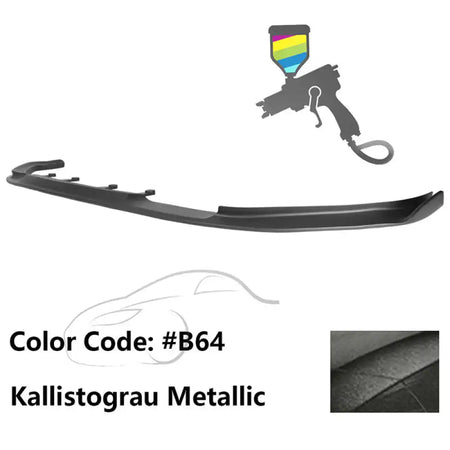 2017-2020 BMW G30 5 Series M Sport HM Painted Front Bumper Lip ABS Painted #B64 Kallistograu Metallic