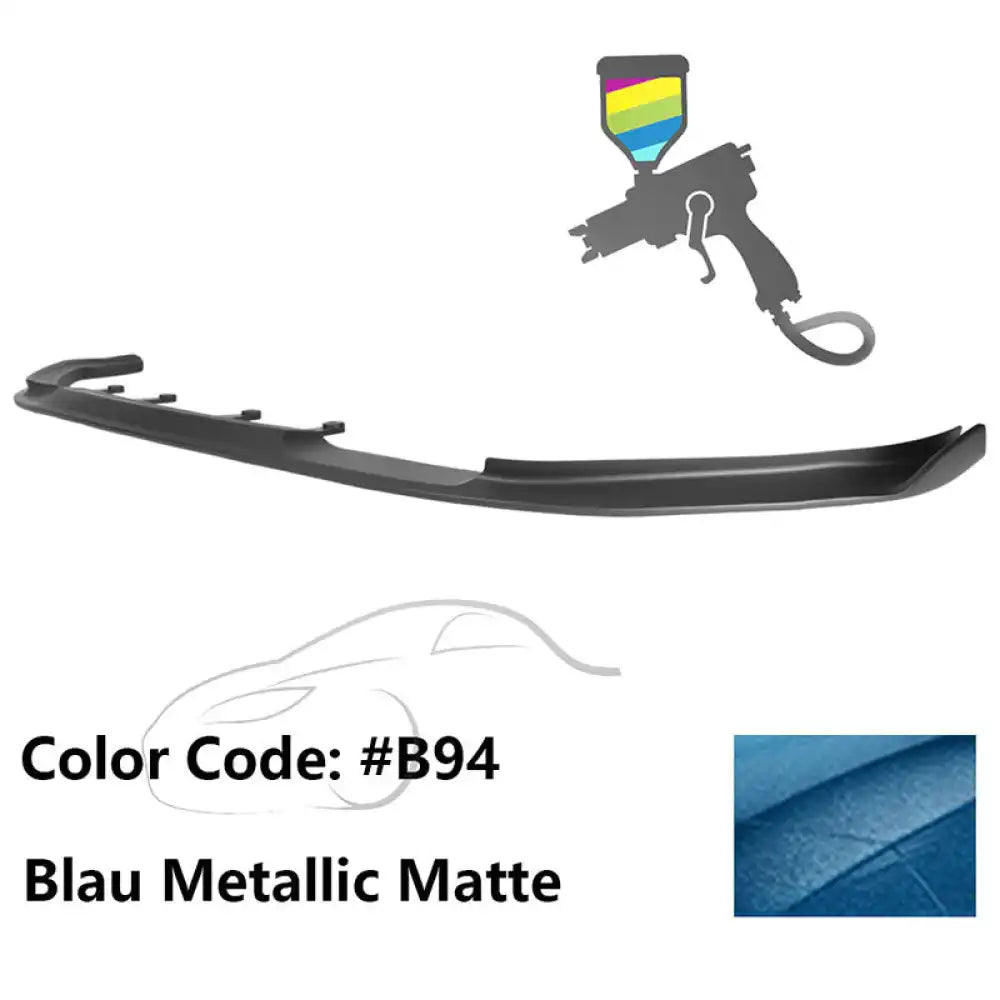 2017-2020 BMW G30 5 Series M Sport HM Painted Front Bumper Lip ABS Painted #B94 Blau Metallic Matte