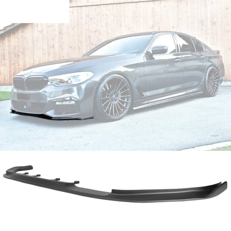 2017-2020 BMW G30 5 Series M Sport HM Painted Front Bumper Lip ABS Black