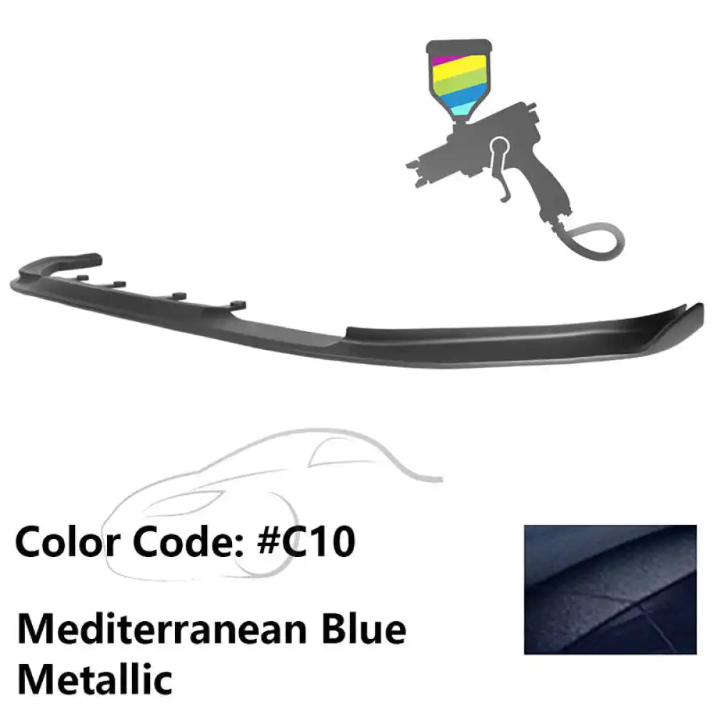 2017-2020 BMW G30 5 Series M Sport HM Painted Front Bumper Lip ABS Painted #C10 Mediterranean Blue Metallic