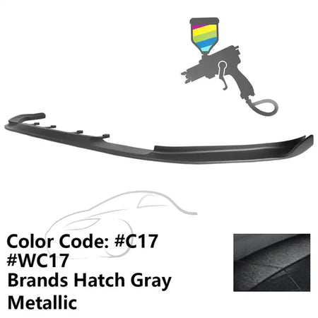2017-2020 BMW G30 5 Series M Sport HM Painted Front Bumper Lip ABS Painted #C17, WC17 Brands Hatch Gray Metallic