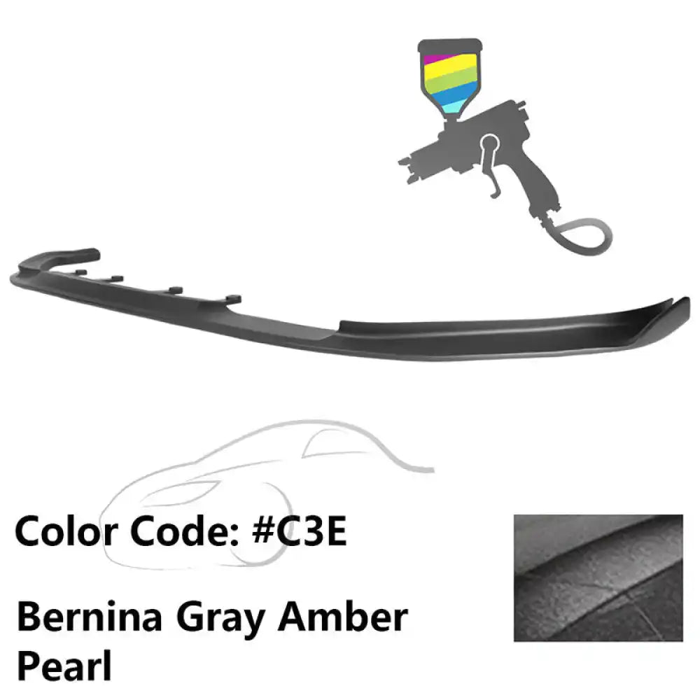 2017-2020 BMW G30 5 Series M Sport HM Painted Front Bumper Lip ABS Painted #C3E Bernina Gray Amber Pearl