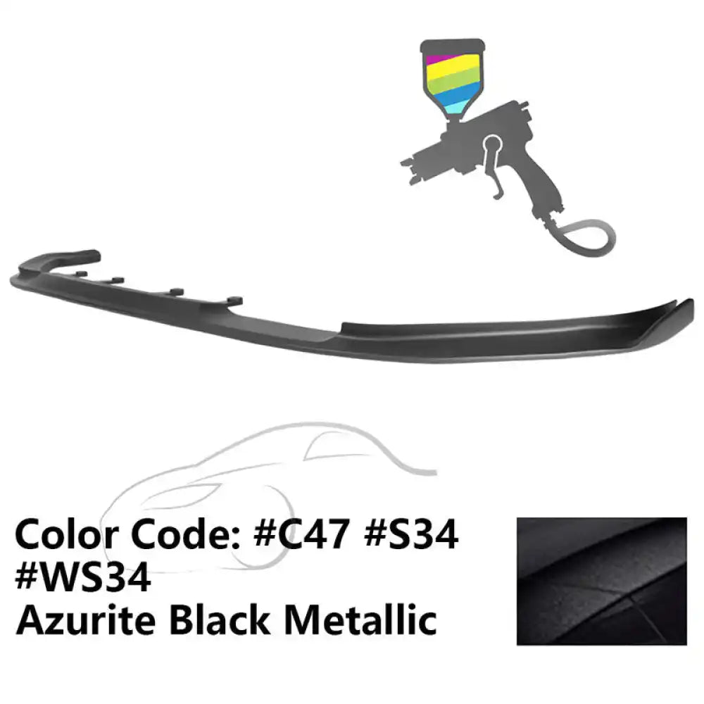 2017-2020 BMW G30 5 Series M Sport HM Painted Front Bumper Lip ABS Painted #C47, S34 Azurite Black Metallic