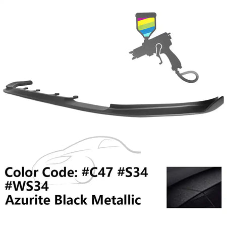 2017-2020 BMW G30 5 Series M Sport HM Painted Front Bumper Lip ABS Painted #C47, S34 Azurite Black Metallic