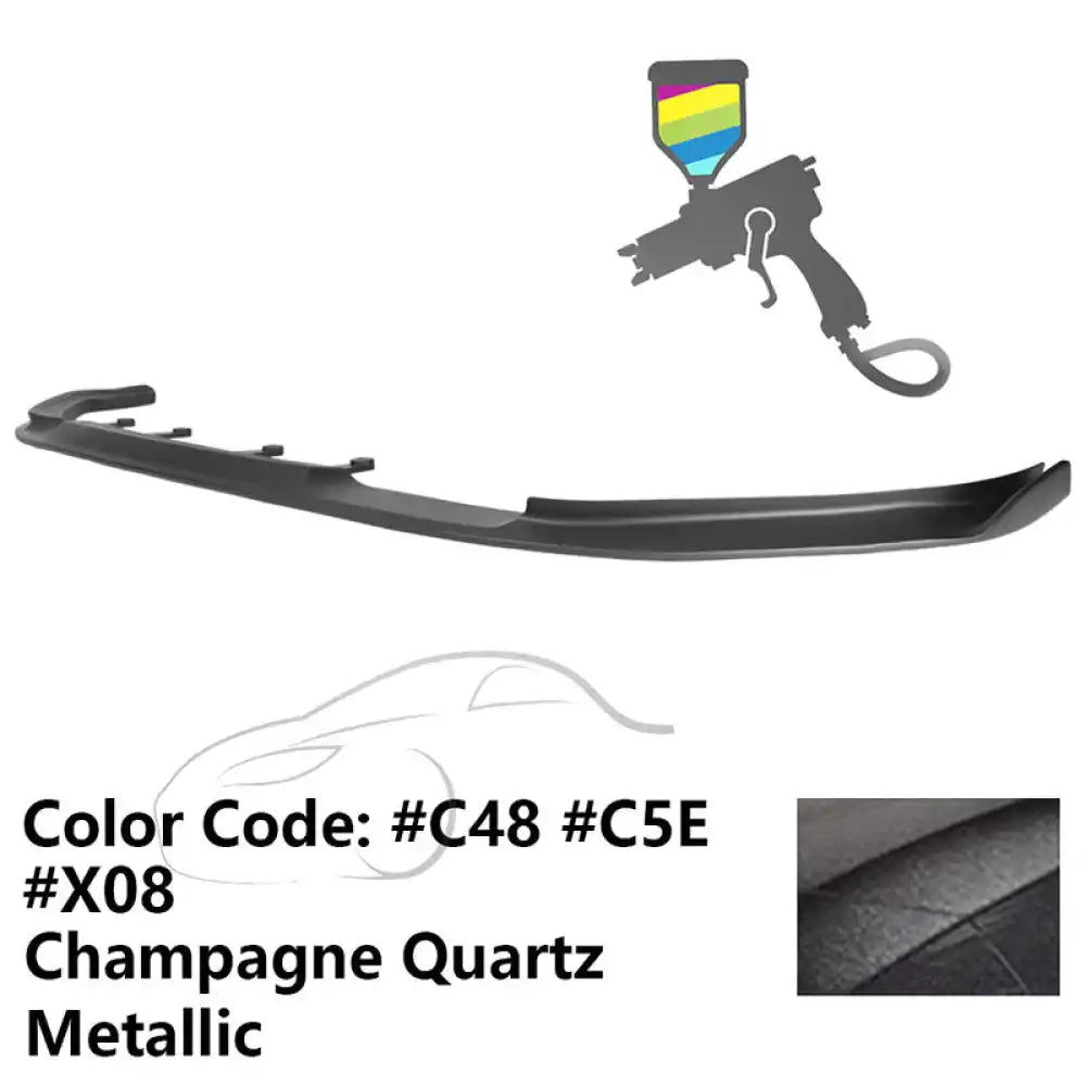 2017-2020 BMW G30 5 Series M Sport HM Painted Front Bumper Lip ABS Painted #C48, C5E Champagne Quartz Metallic