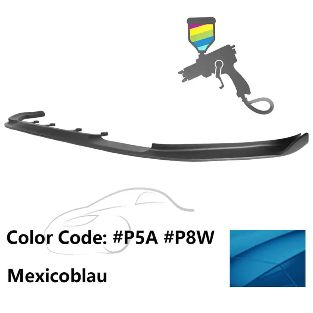2017-2020 BMW G30 5 Series M Sport HM Painted Front Bumper Lip ABS Painted #P5A, P8W Mexicoblau