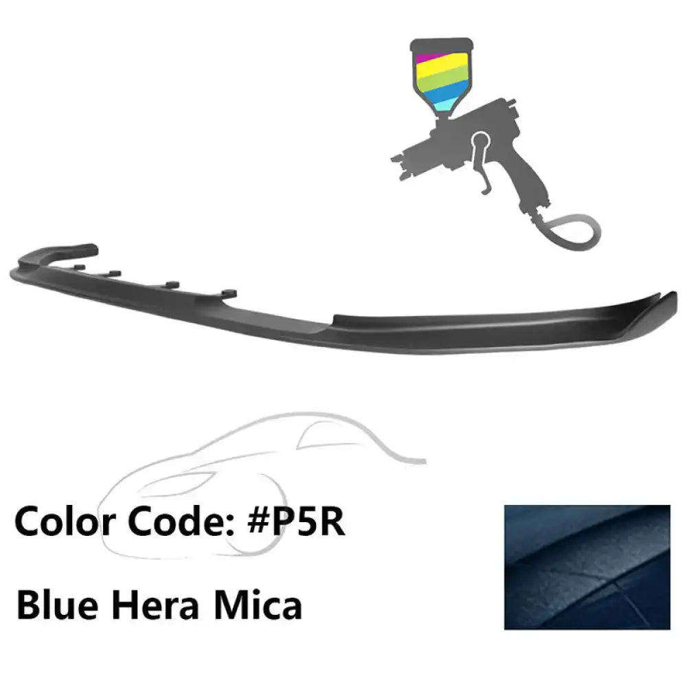 2017-2020 BMW G30 5 Series M Sport HM Painted Front Bumper Lip ABS Painted #P5R Blue Hera Mica