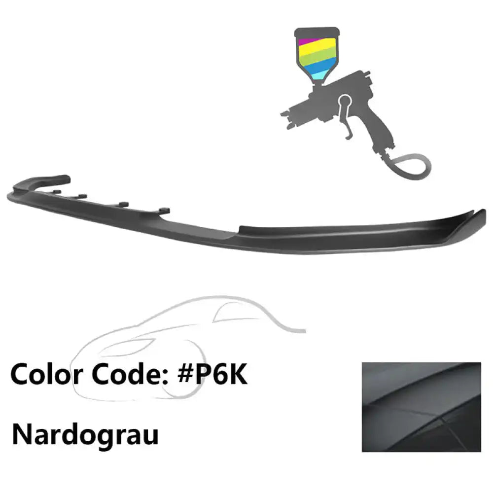 2017-2020 BMW G30 5 Series M Sport HM Painted Front Bumper Lip ABS Painted #P6K Nardograu