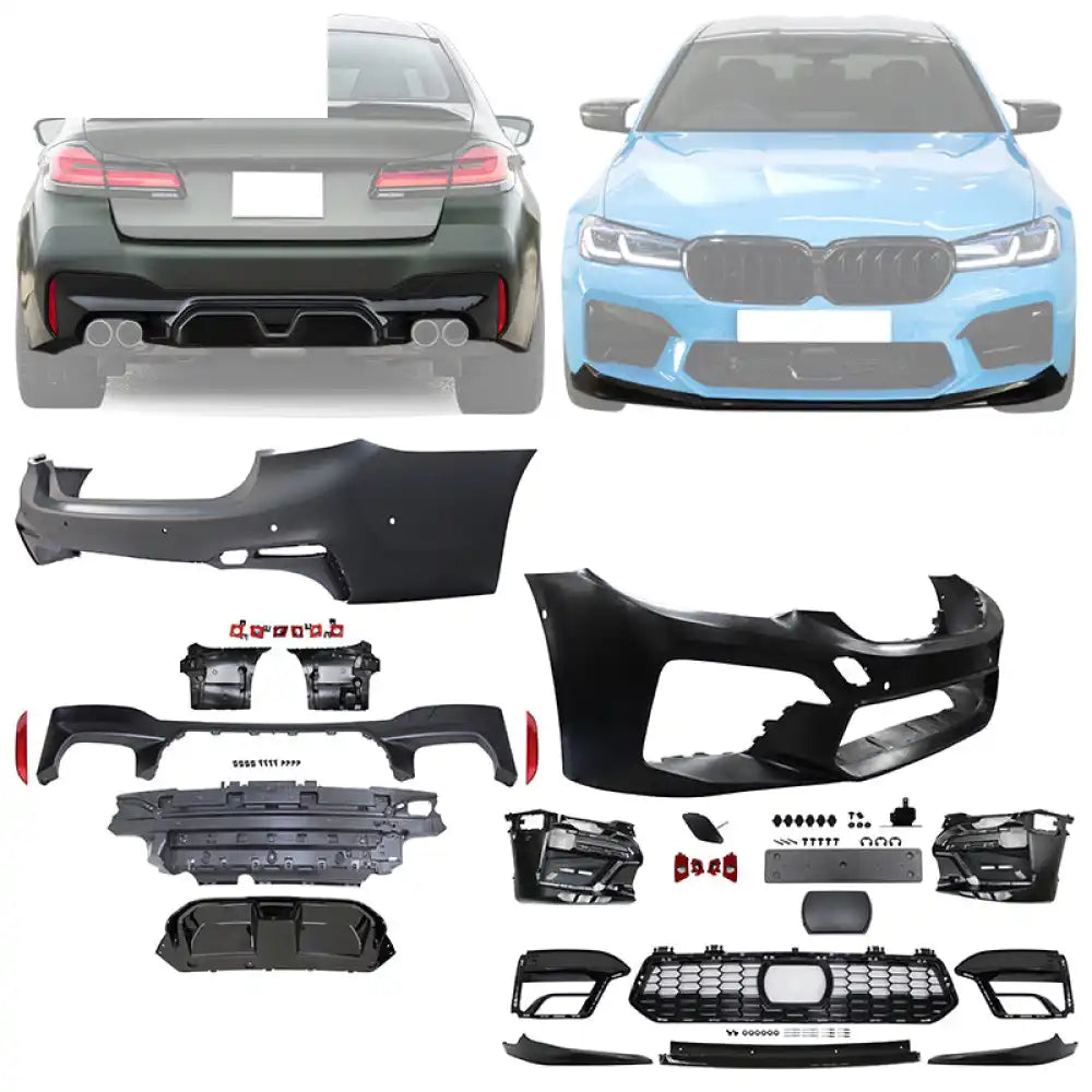 2017-2020 BMW G30 G31 5 Series CS Style Front + Rear Bumper Cover