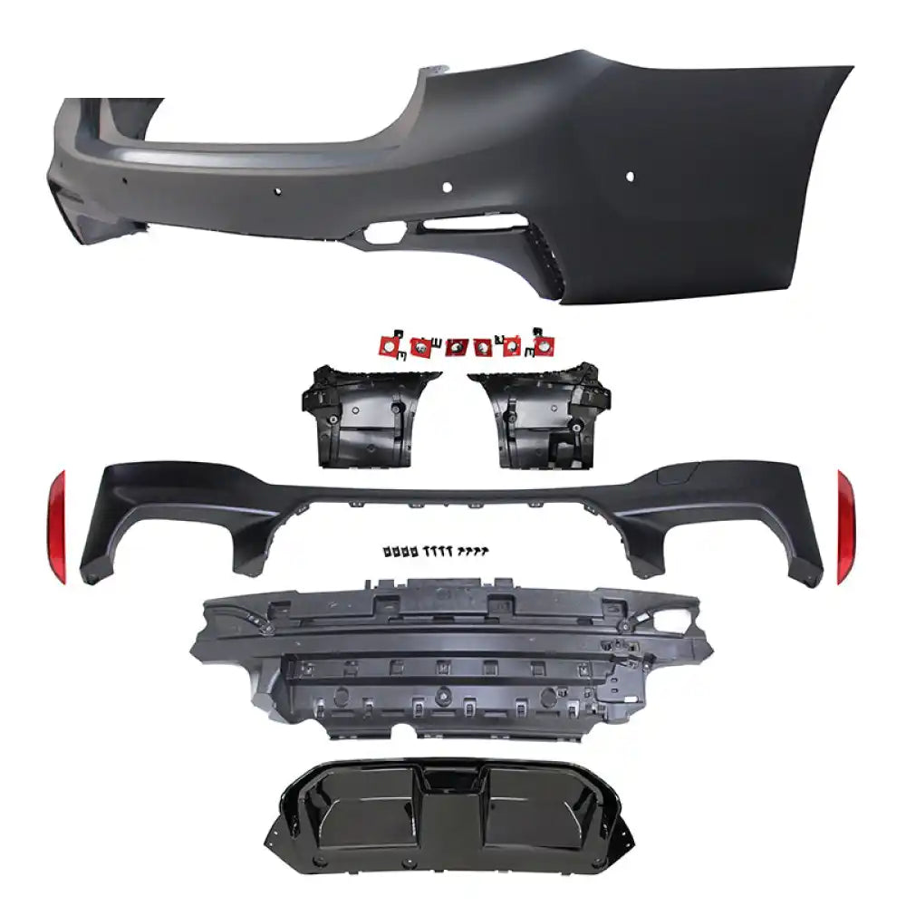 2017-2020 BMW G30 G31 5 Series CS Style Rear Bumper Cover Conversion