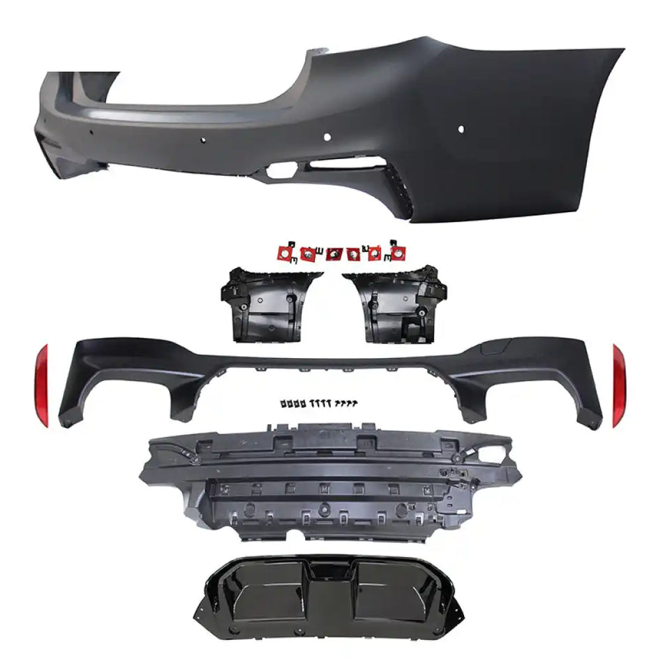 2017-2020 BMW G30 G31 5 Series CS Style Rear Bumper Cover Conversion