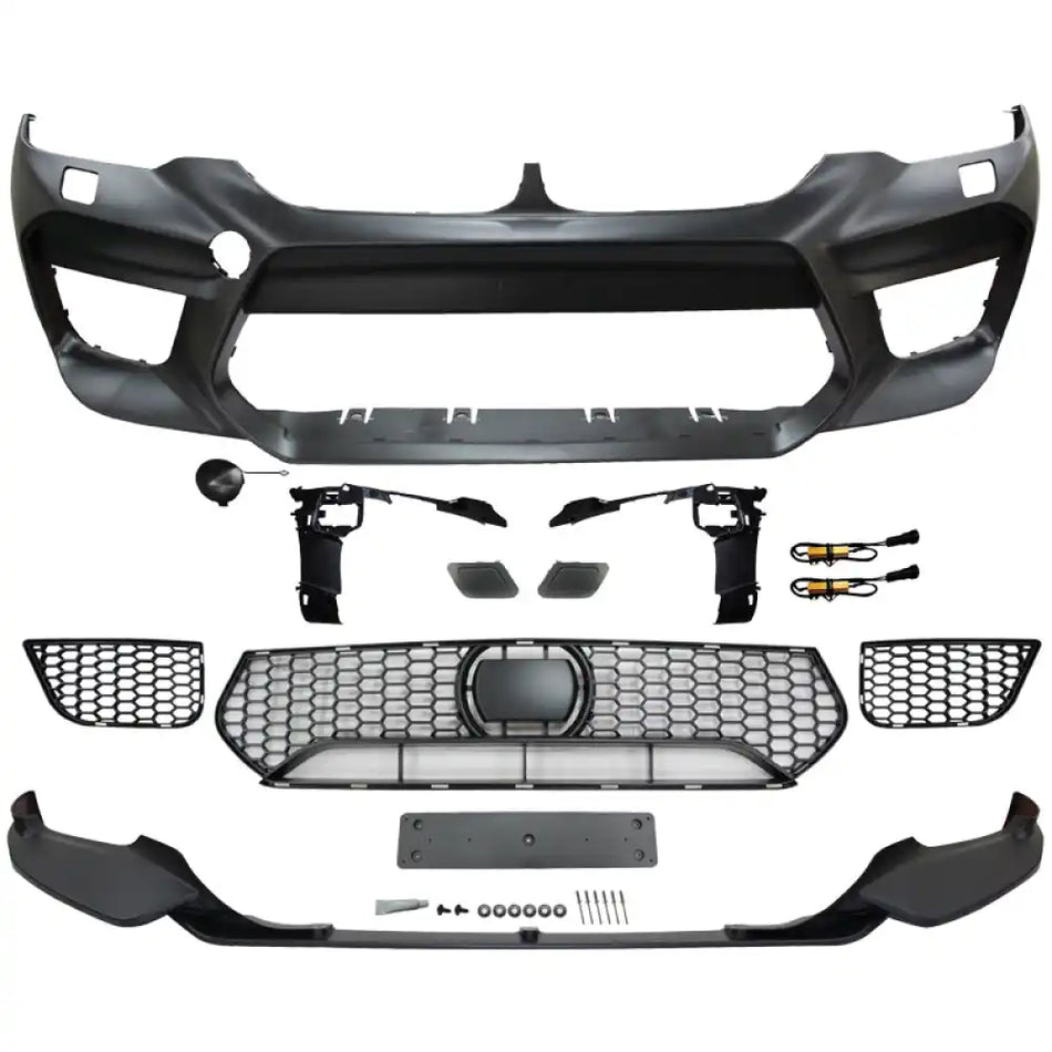2017-2020 BMW G30 Sedan M5 Style Front Bumper w/ Lip & Fog Cover