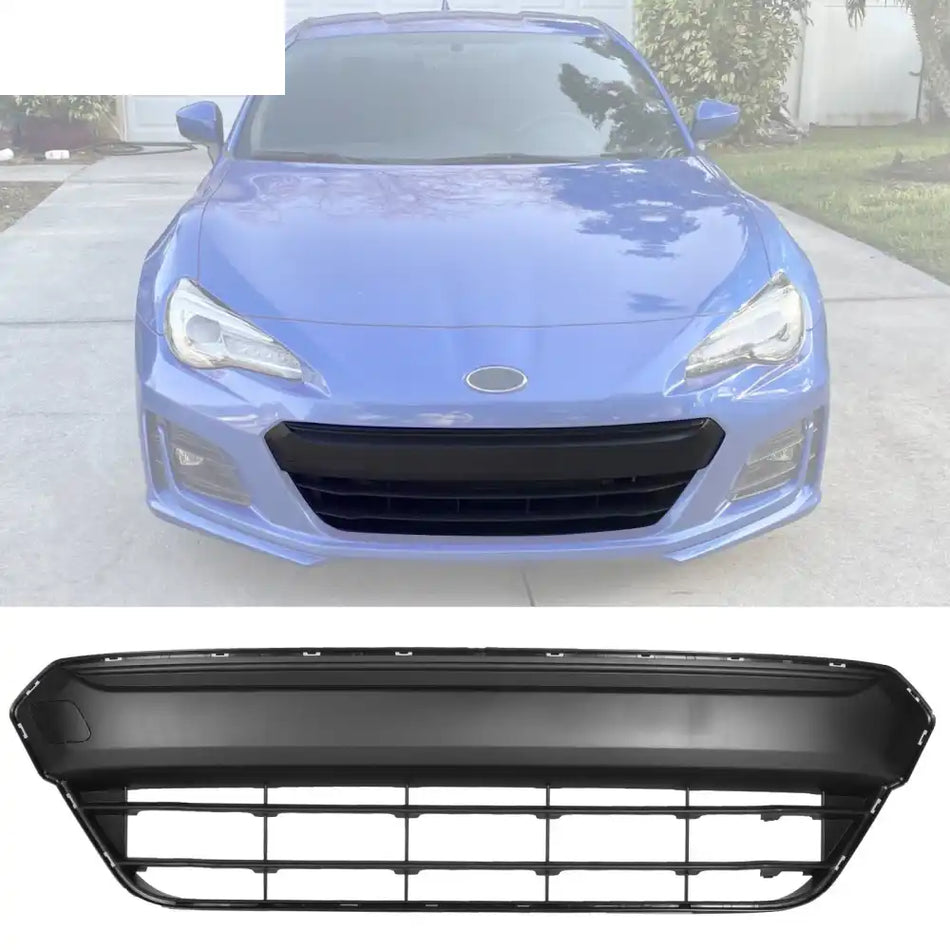 2017-2020 Subaru BRZ OE Style Black Front Bumper Hood Grille ABS Unpainted Black