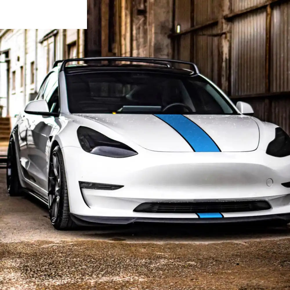2017-2023 Tesla Model 3 Front Lip Spoiler PP IKON Style
