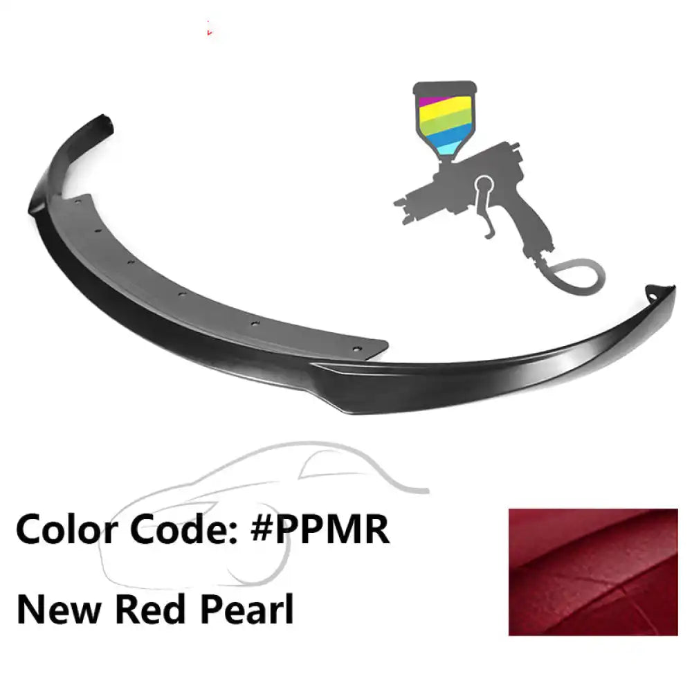 2017-2023 Tesla Model 3 Front Lip Spoiler PP IKON Style Painted #PPMR New Red Pearl