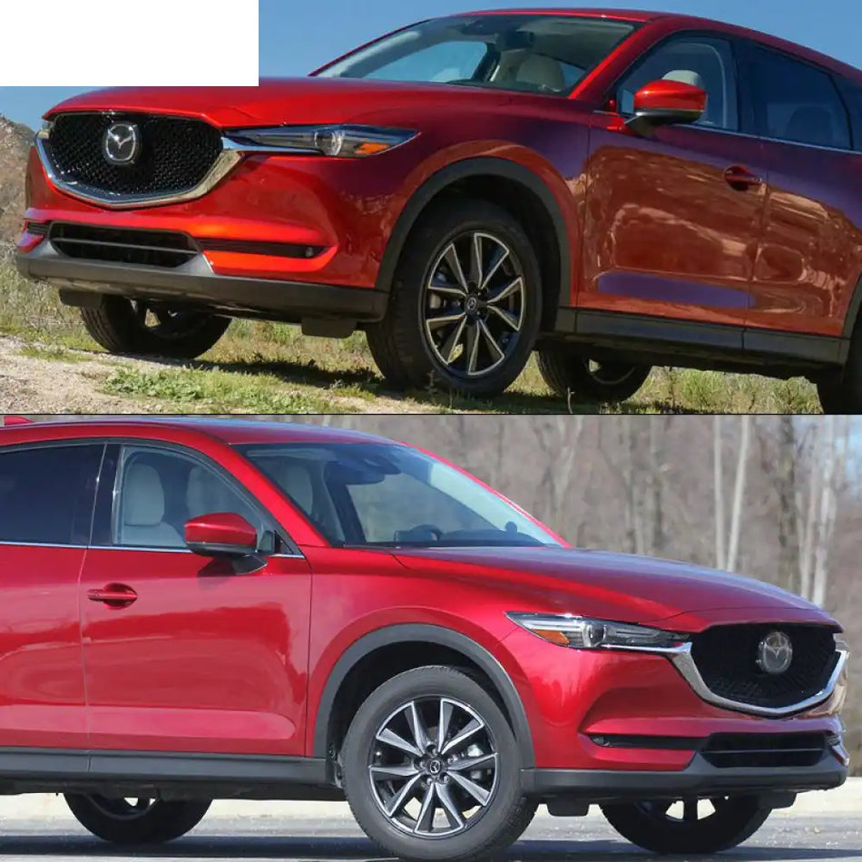 2018-2019 Mazda CX-5 CX5 OE Black Clear Front Fog Light Lamps ABS