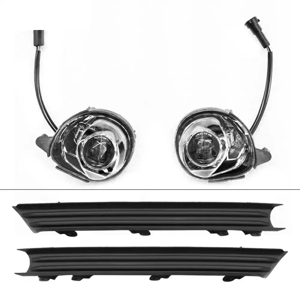 2018-2019 Mazda CX-5 CX5 OE Black Clear Front Fog Light Lamps ABS